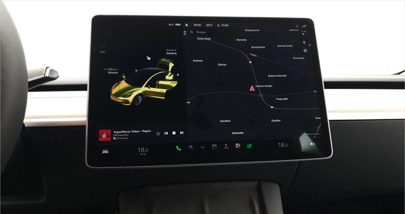 Tesla Model 3 cena 213990 przebieg: 5, rok produkcji 2023 z Kartuzy małe 407
